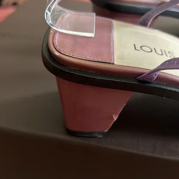 Authentic Louis Vuitton purple sandals - Picture 6 of 11